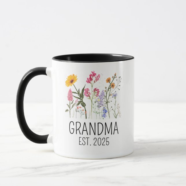 Mug Annonce de Grossesse Cadeau Grands-Parents Nouveau (Gauche)