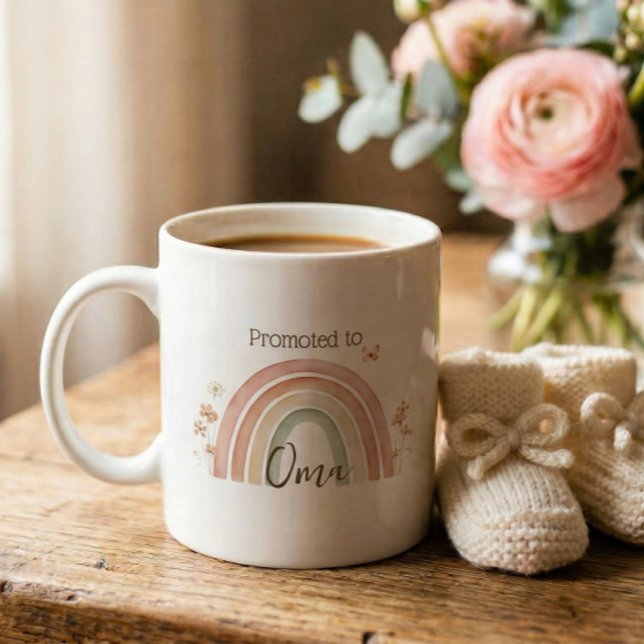 Mug Annonce de Grossesse Cadeau Oma (Créateur téléchargé)