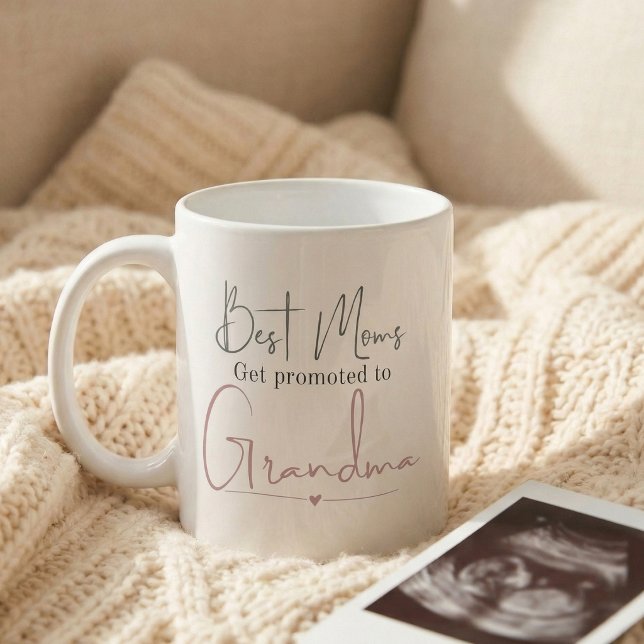 Mug Annonce de grossesse Cadeau Promu Grand-mère (Créateur téléchargé)