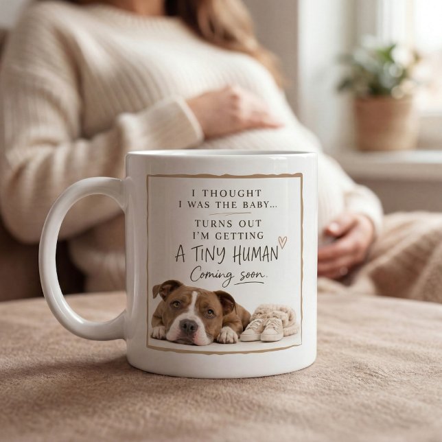 Mug Annonce de grossesse de chien (Créateur téléchargé)
