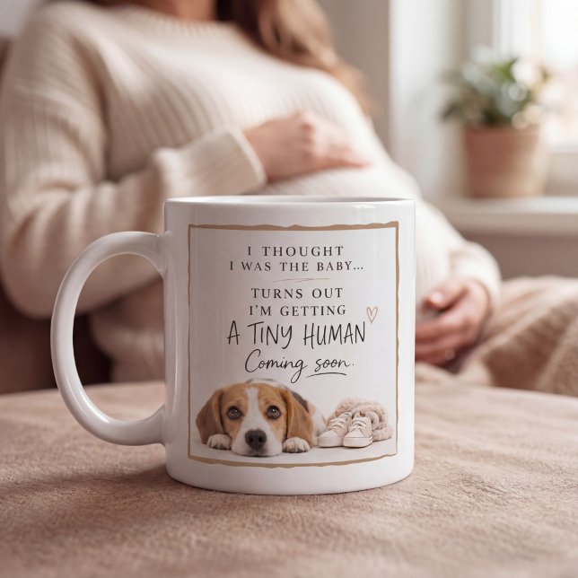 Mug Annonce de grossesse de chien (Créateur téléchargé)