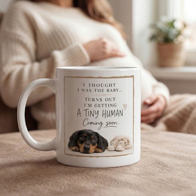 Mug Annonce de grossesse de chien (Créateur téléchargé)