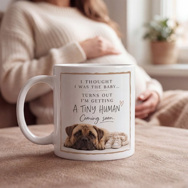 Mug Annonce de grossesse de chien (Créateur téléchargé)