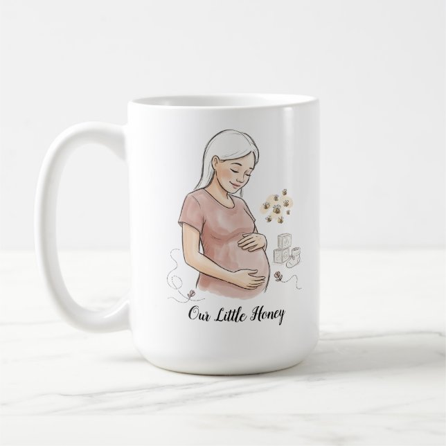 Mug Annonce de grossesse Maman To Bee Cute (Gauche)