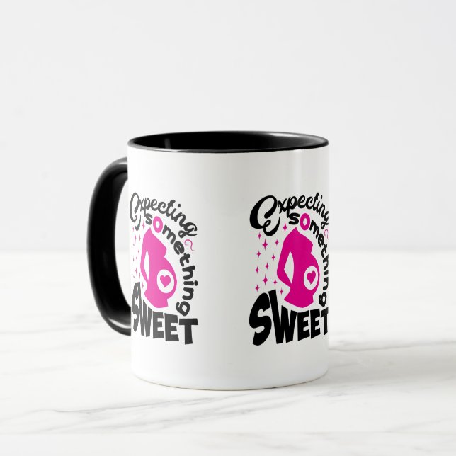 Mug Annonce de grossesse mignonne (Devant gauche)