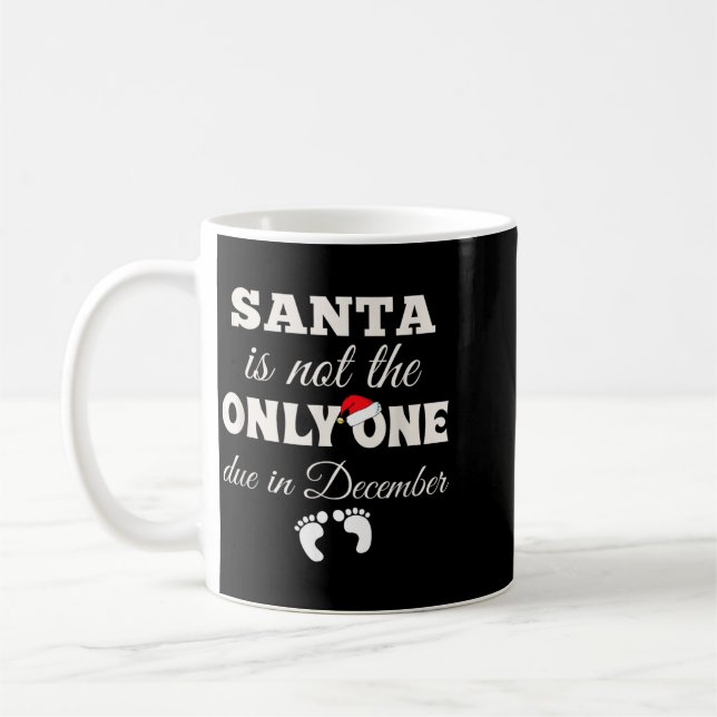 Mug Annonce de grossesse mignonne Bébé de décembre (Gauche)