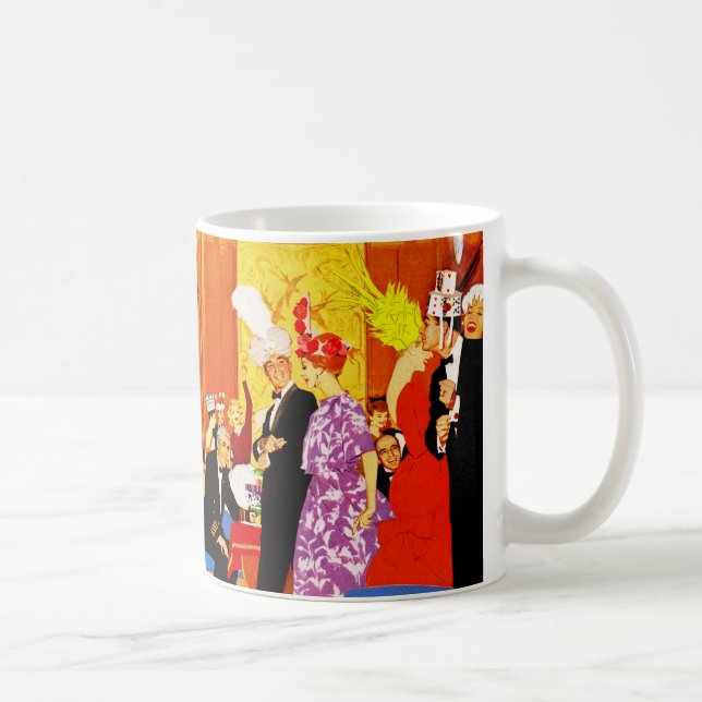 Mug Annonce de la fête de la reine Cunard (Droite)