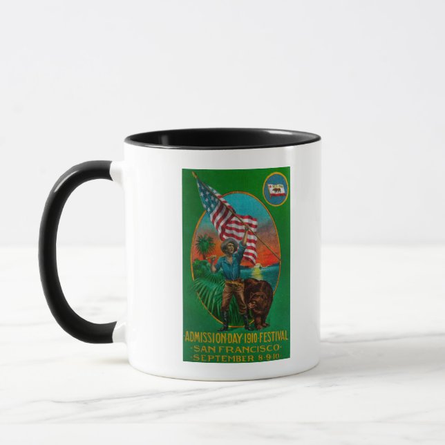 Mug Annonce du jour d'admission, Festival d'État (Gauche)