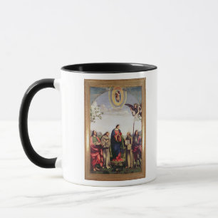 Mug Annonce et saints, 1500