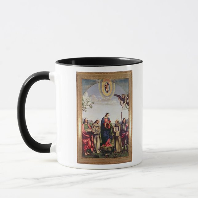 Mug Annonce et saints, 1500 (Gauche)