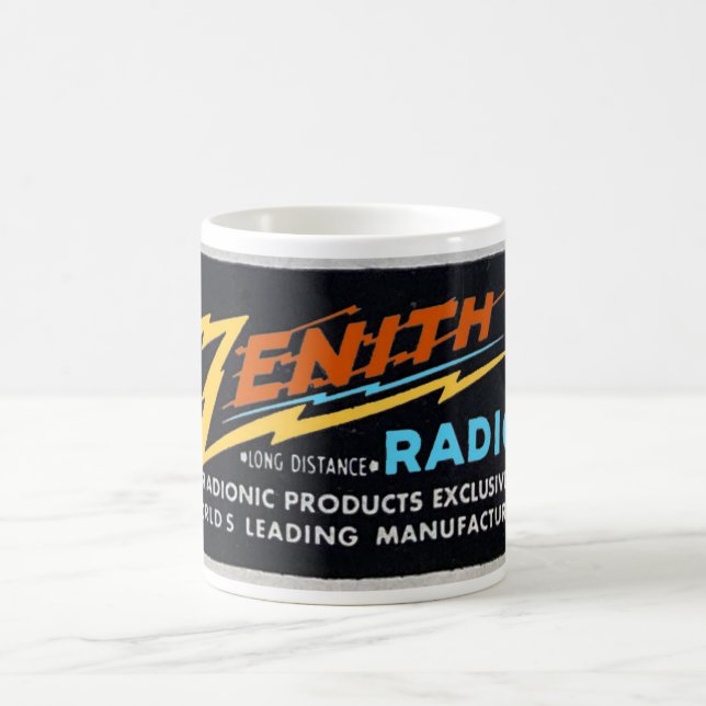 MUG ANNONCE RADIO ZENITH 1940 (Centre)