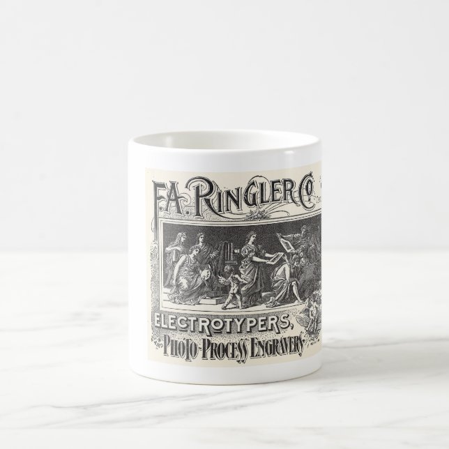 Mug ANNONCE vintage DE PHOTOENGRAVERS (Centre)