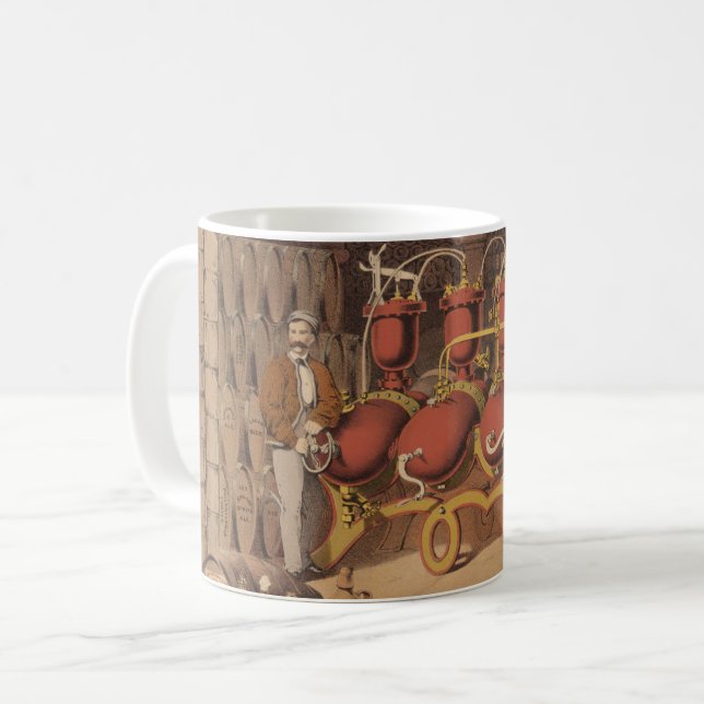 Mug Annonce Vintage Pour Belfast Ginger Ale. (Devant gauche)