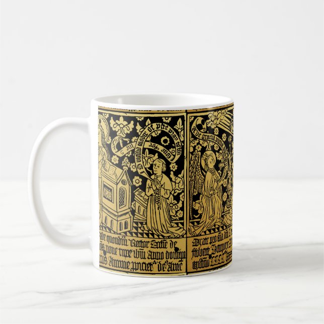 Mug Annonciation en caoutchouc en laiton Tudor Mary An (Gauche)