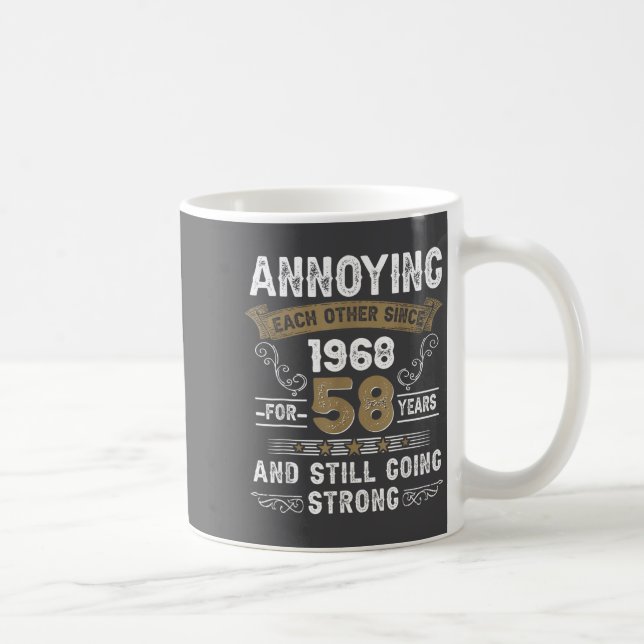 Mug Annoying Each Other Since 1968 Married Couples Hus (Droite)