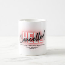 Annulé Hell scripture Coffee Cup