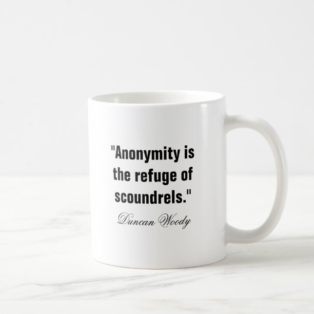 MUG ANONIMITÉ (Droite)