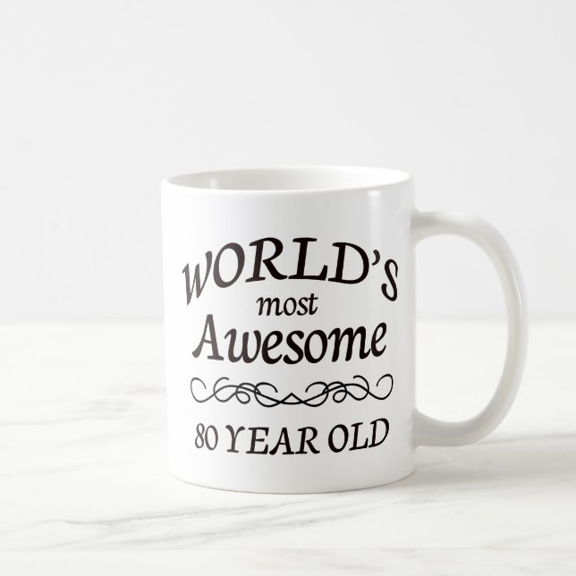 Mug Ans les plus impressionnants du monde 80 (Droite)