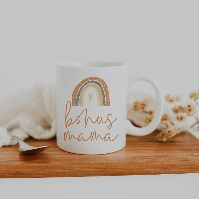 Mug ANSLEY Boho Burange Rainbow Bonus Mama (Créateur téléchargé)