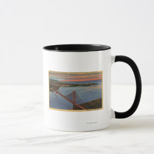 Mug Antenne de golden gate bridge et de région de baie