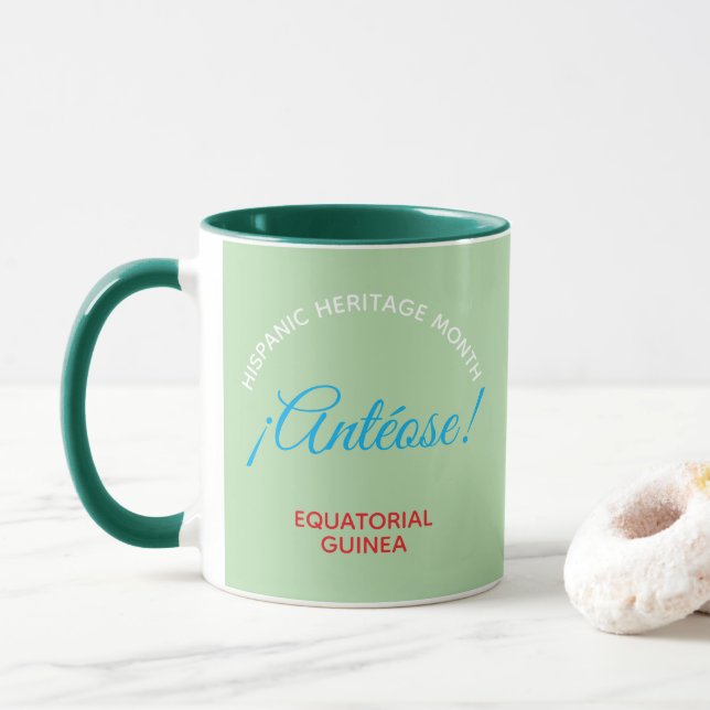 Mug Antéose ! GUINÉE ÉQUATORIALE  (Avec donut)