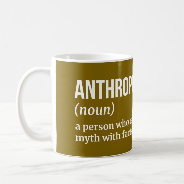 Mug Anthropologue - Définition de témoin (Gauche)