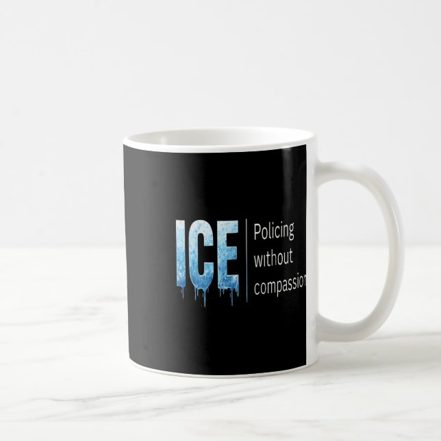 Mug Anti Ice Je proteste et résiste soutien aux immigr (Droite)