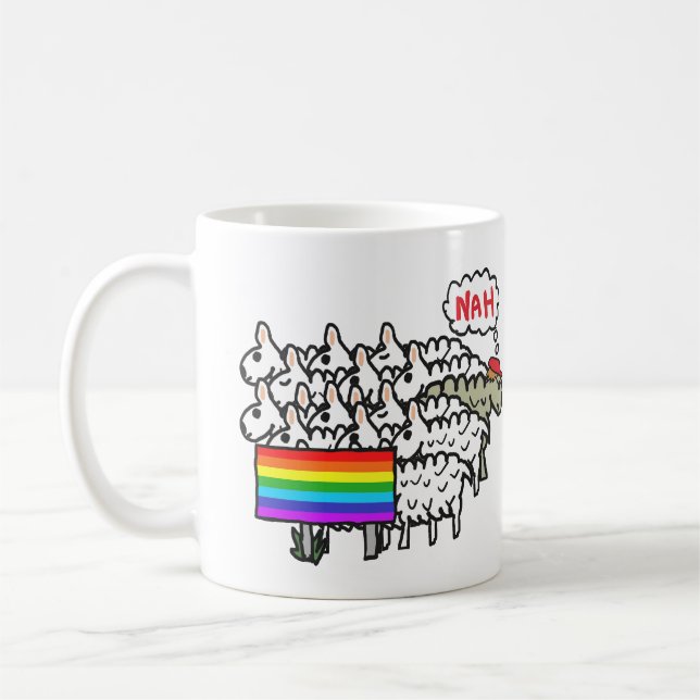 Mug Anti Rainbow Sheep (Gauche)
