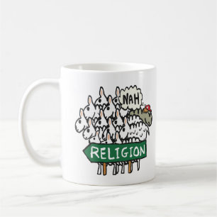 Mug Anti Religion Mouton athée