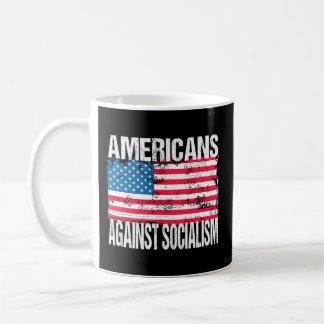 Mug Anti-socialisme Drapeau américain Patriotique Capi