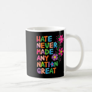 Mug Anti Trump Artistic Floral Democrat Président Libe
