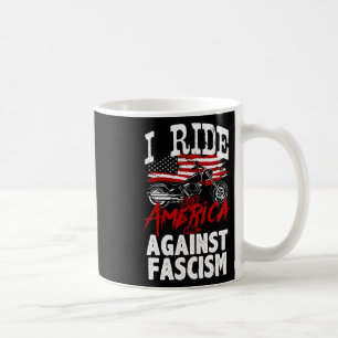 Mug Anti Trump Biker Résiste Contre La Manifestation D