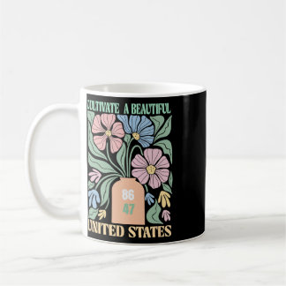 Mug Anti Trump Floral Boho 86 47 Cultivez De Beau