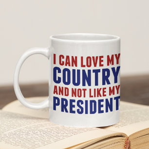 Mug Anti Trump Patriotique Pas Mon Président