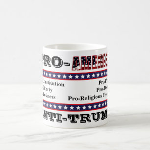 MUG ANTI-TRUMP PRO-AMÉRIQUE