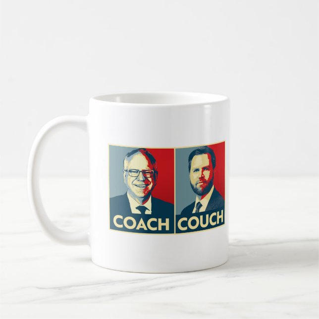 Mug Anti Trump Vance - Entraînement contre Couch (Gauche)