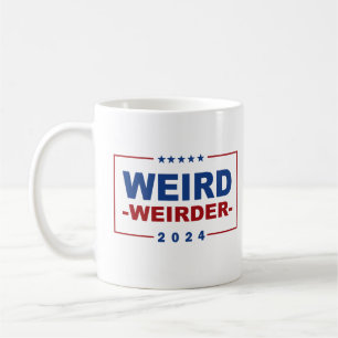 Mug Anti Trump Vance - Étrange Plus étrange 2024