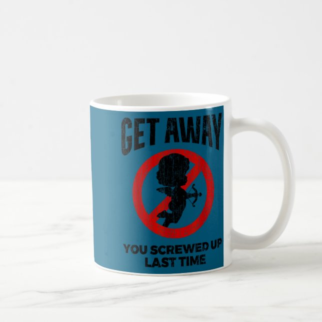 Mug Anti Valentines Sarcastic Cud Quote Funny Gift  (Droite)