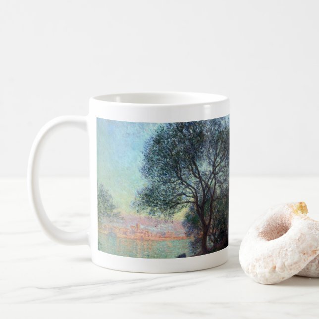 Mug Antibes le matin par Claude Monet (Avec donut)
