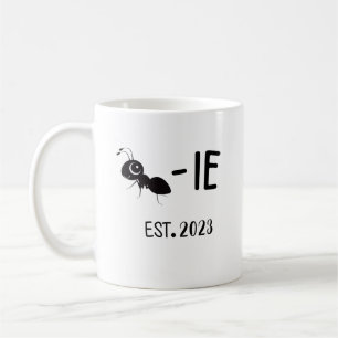 Mug Antie personnalisée EST 2023, Cadeau pour nouvelle