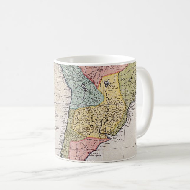 Mug Antique vieille carte inspirée (8) (Devant droit)