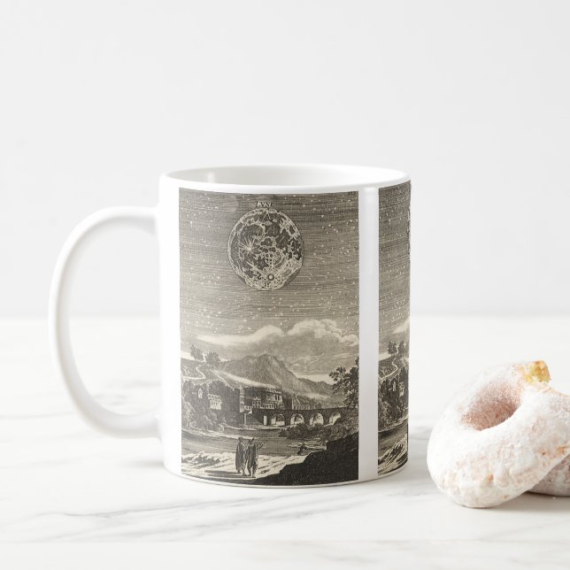 Mug Antiquité Ère de la Renaissance Lune par Allain Ma (Avec donut)
