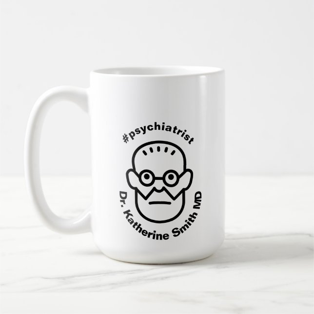 Mug Antistress Psychoanalysis Freud psychiatry Clinic (Gauche)