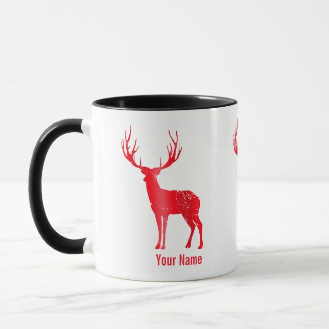 Mug Antlers de Chalet de Deer Retro Antlers de Stade V (Gauche)