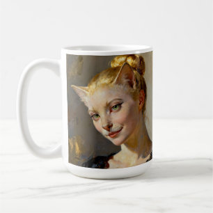 Mug « Anya, méticuleusement satisfaite » – Une feline 
