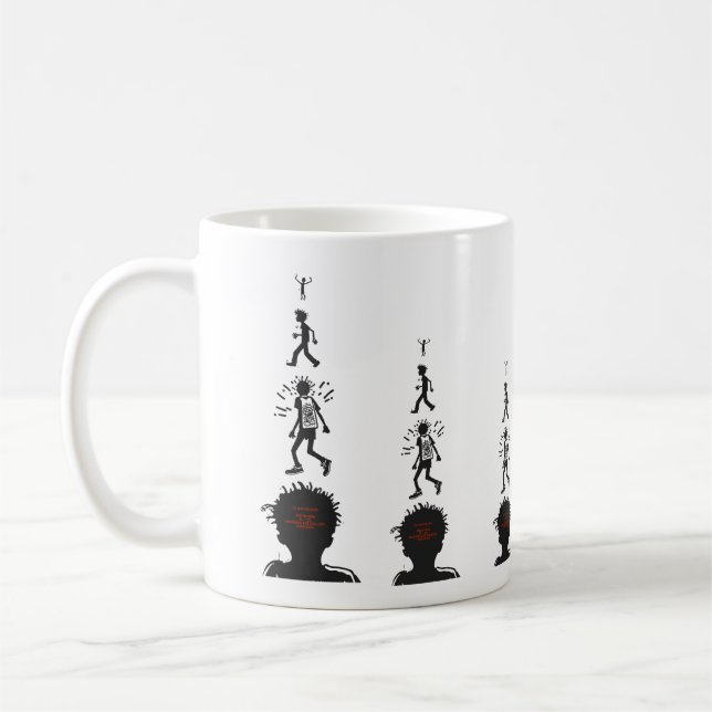 Mug "Anywhere" Figuratif de Croissance Abstraite Tee (Gauche)