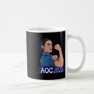 Mug Aoc 2028 Alexandria Ocasio Cortez 2028 Manche Long