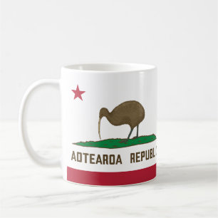 Mug Aotearoa République Kiwi Drapeau Nouvelle-Zélande