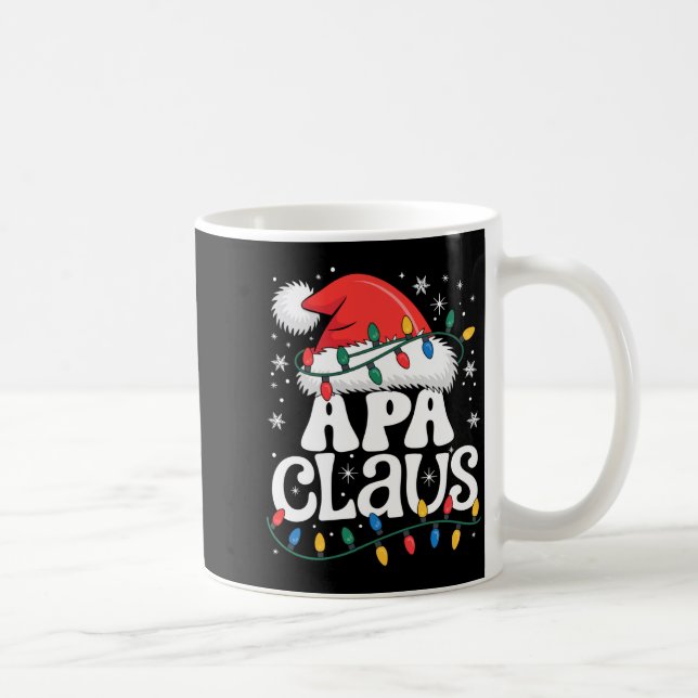 Mug Apa Claus Funny Xmas Christmas Grandma Holiday Sty (Droite)