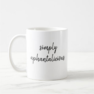 Mug Aphantasia Simplement Aphantalicieux Police Noire
